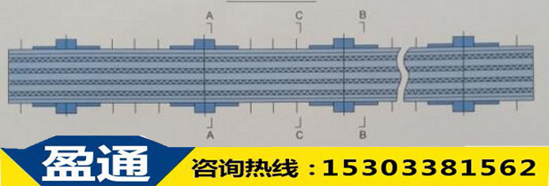 GQF-MZL模數(shù)式橋梁伸縮縫平面圖 GQF-MZL模數(shù)式橋梁伸縮縫平面圖